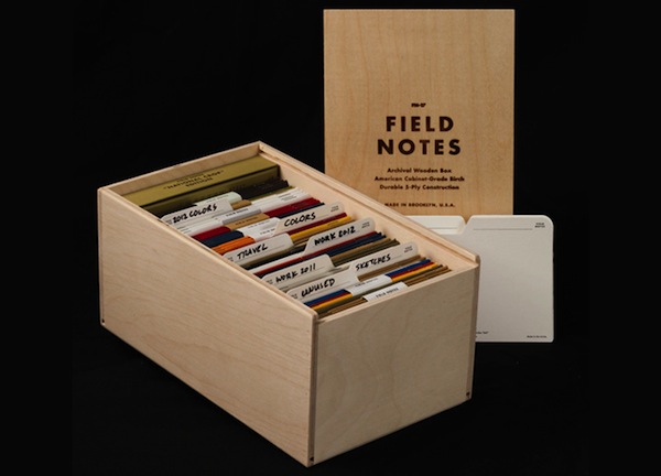 Field Notes Archival Wooden Box