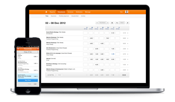 harvest time tracking and billing