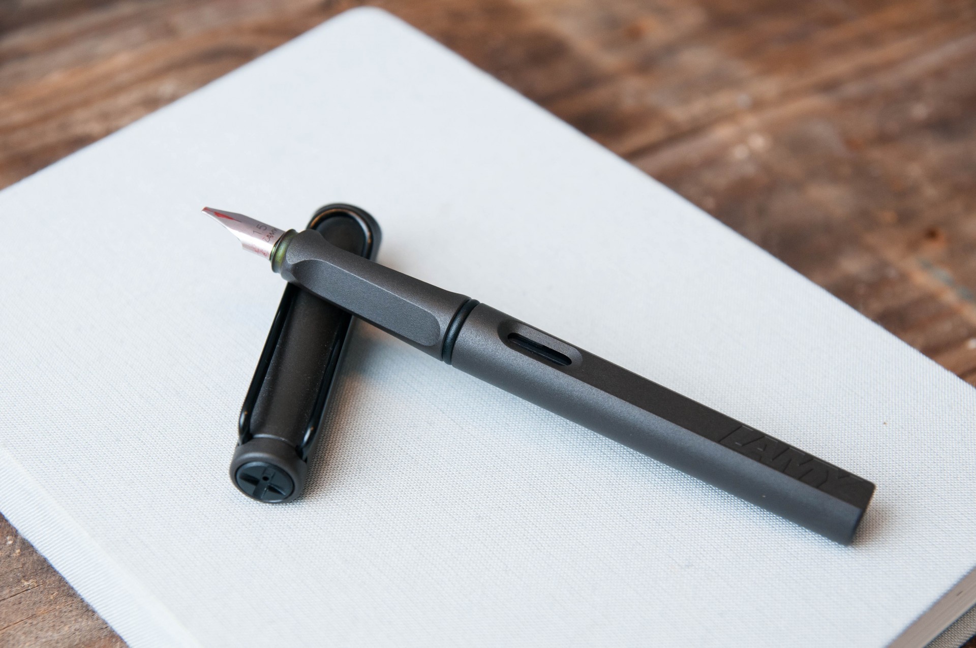 Lamy Safari fountain pen. ($25)