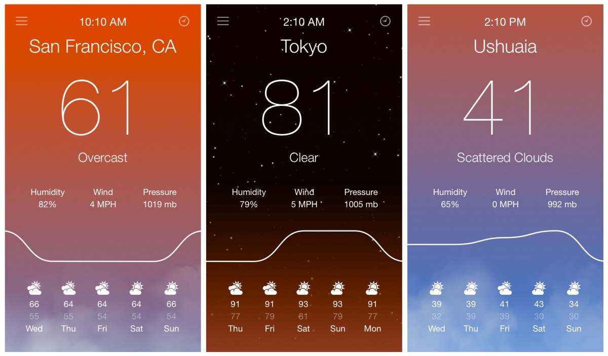 iphone weather app