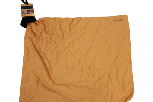 The Packtowl Nano Light Towel ($11 for medium size)