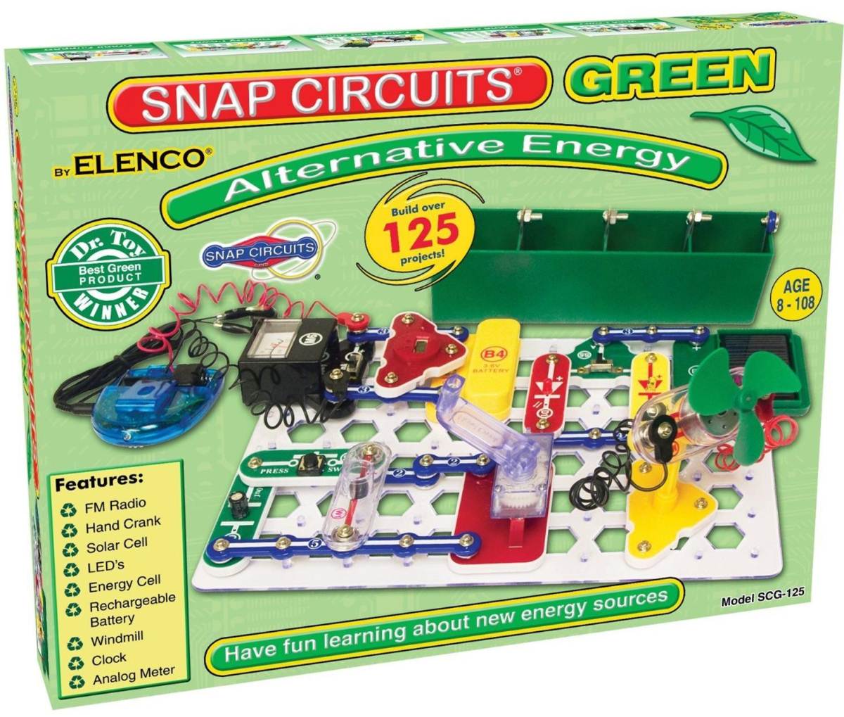 The Snap Circuits Alternative Energy Kit. ($42)
