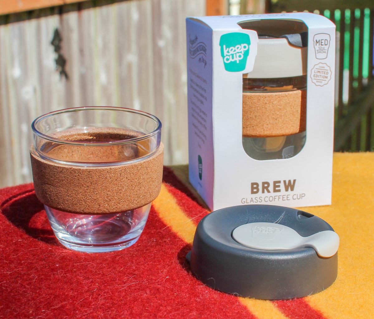 KeepCup Brew – Reusable Cup made of Glass for Coffee & Espresso