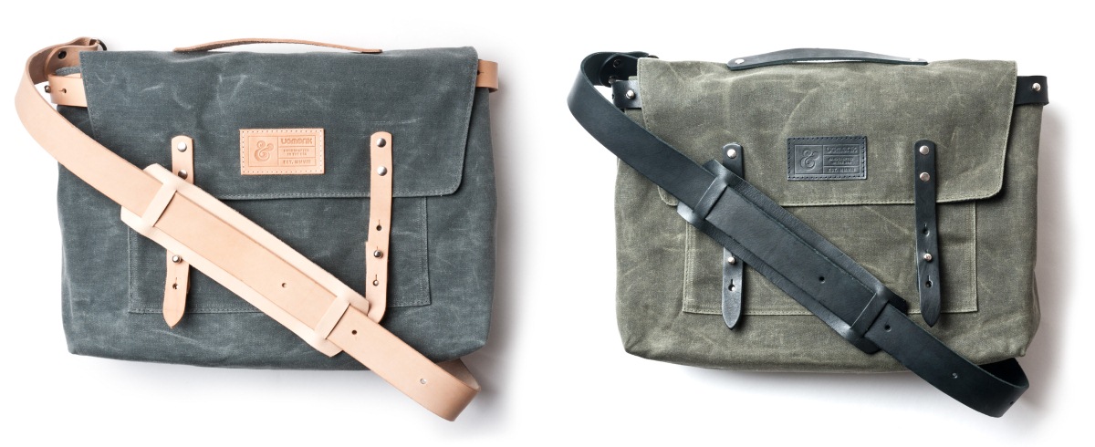 Ugmonk's waxed canvas messenger bags. ($235)