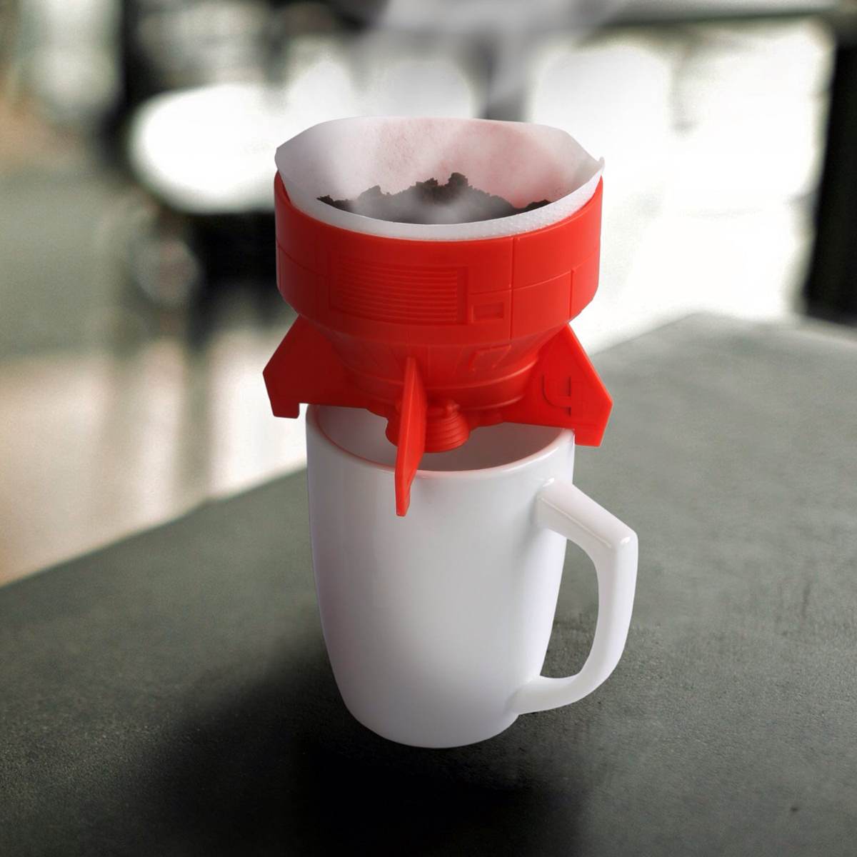 GAMAGO's "Rocket Fuel" pour-over coffee brewer. ($8)