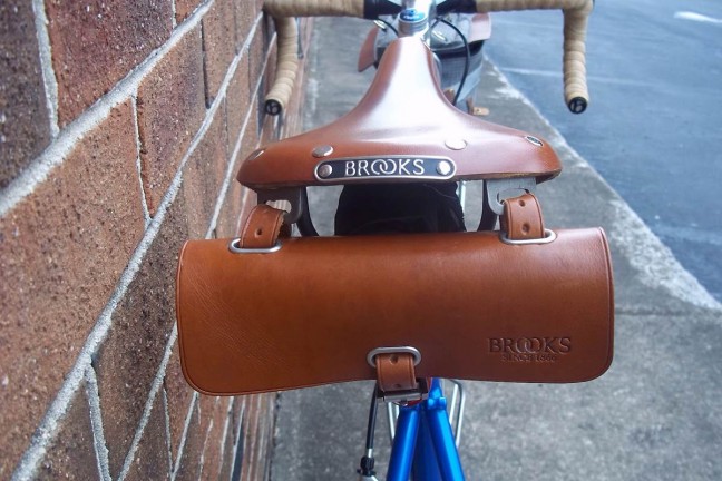Brooks Leather "Challenge" tool bag for cyclists. ($90)