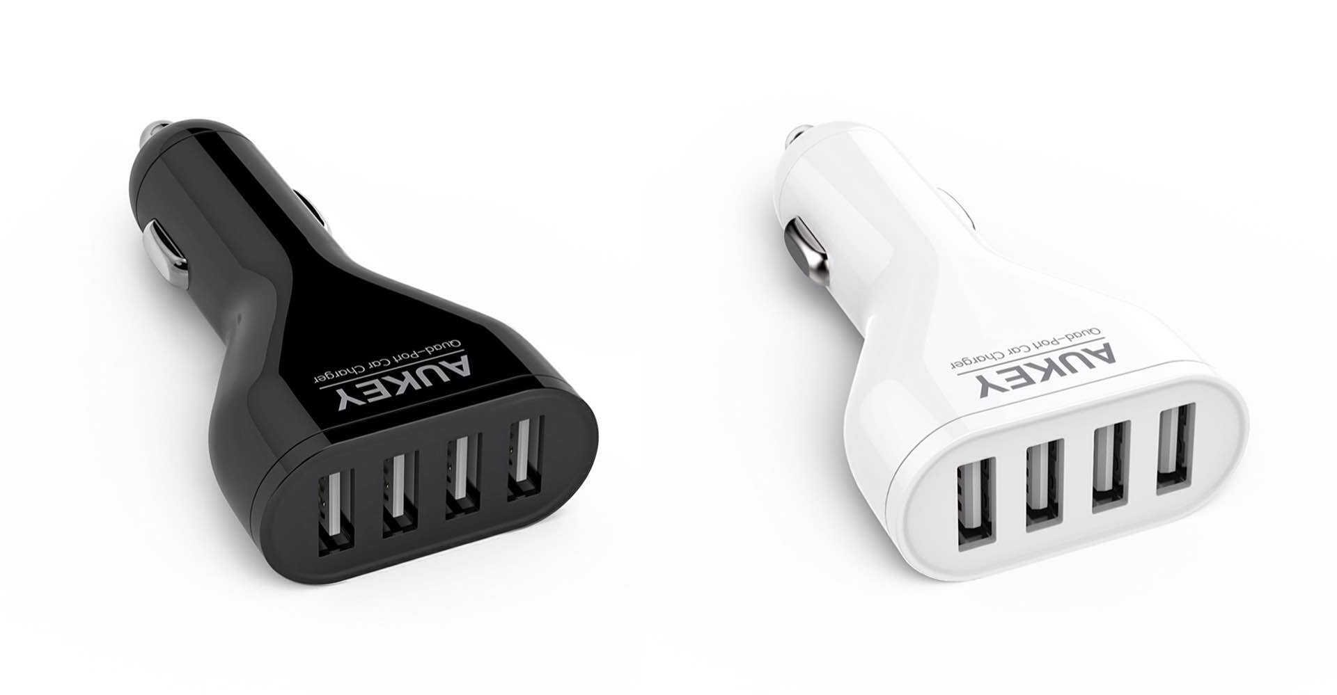 aukey-four-port-usb-car-charger