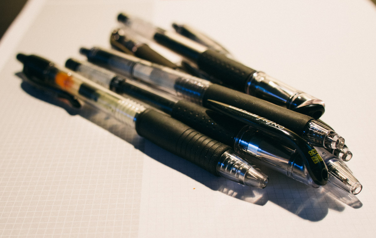 fine ink pens