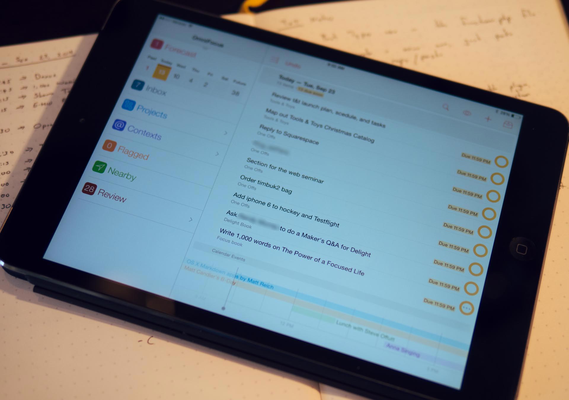 OmniFocus 2 for iPad