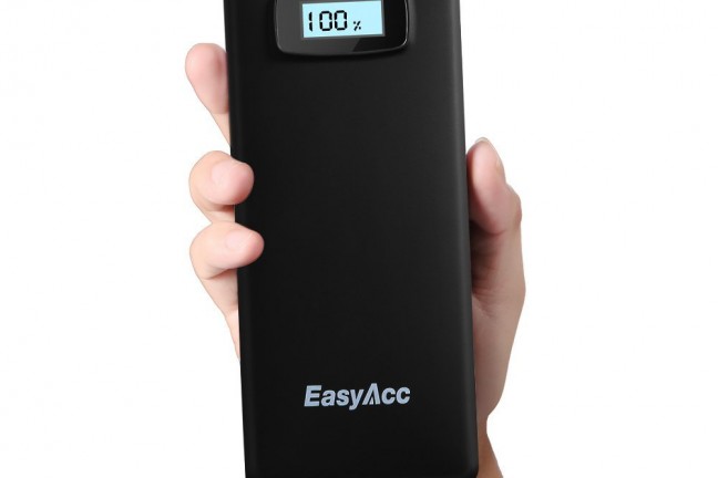 The EasyAcc Power Bank dual-USB portable battery. ($45)