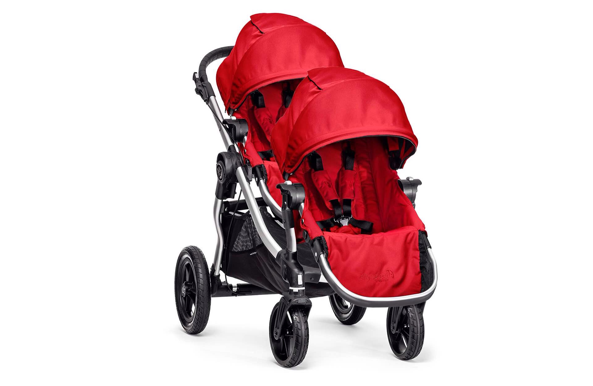 baby jogger city select double red