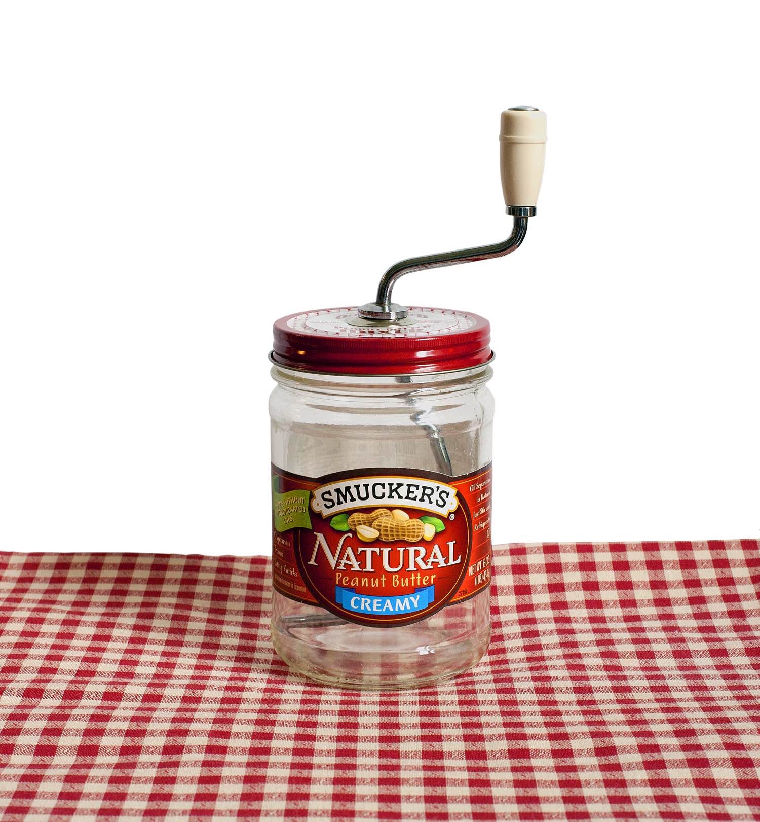 Grandpa Witmer's natural peanut butter mixer. ($12–$14, depending on size)