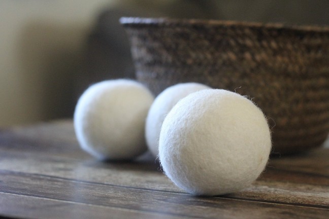 Smart Sheep's wool dryer balls. ($18)