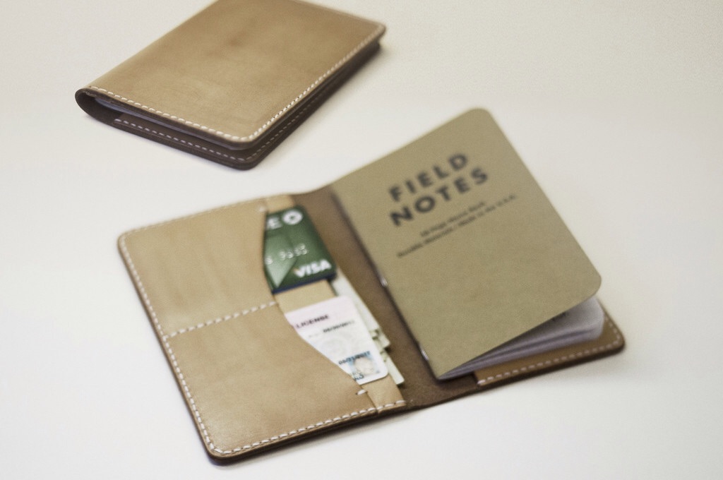 Kendal & Hyde's leather notebook wallet. ($75)