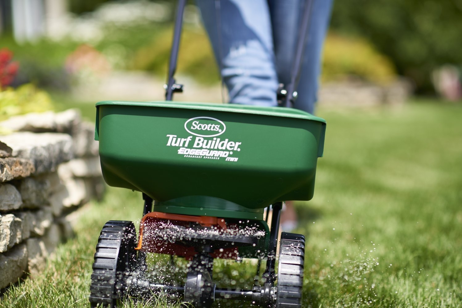 A good [seed spreader](http://www.amazon.com/Scotts-76121-Turf-Builder-EdgeGuard/dp/B002YPS1KK?tag=toolsandtoys-20) is foundational for any healthy lawn