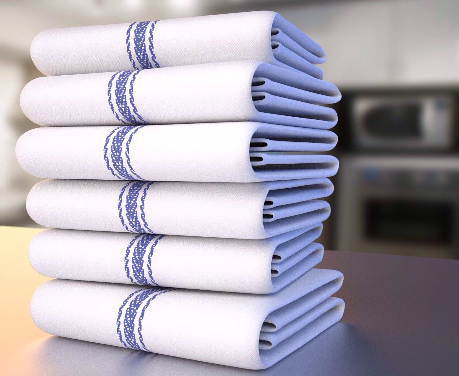 Keeble Outlets' professional-grade kitchen towels. ($20 for pack of 12)