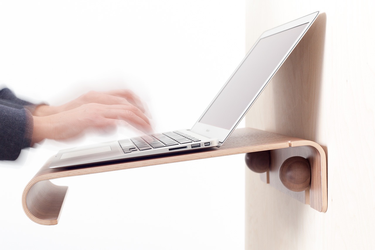 Nordic Appeal MacBook Wall Desk. ($220)