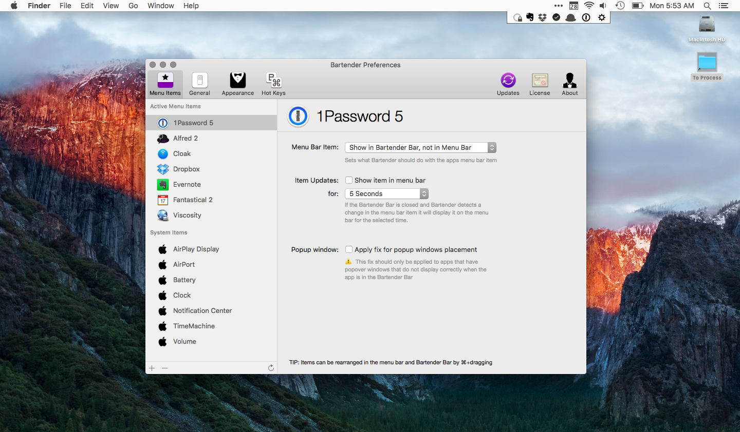 osx bartender 2