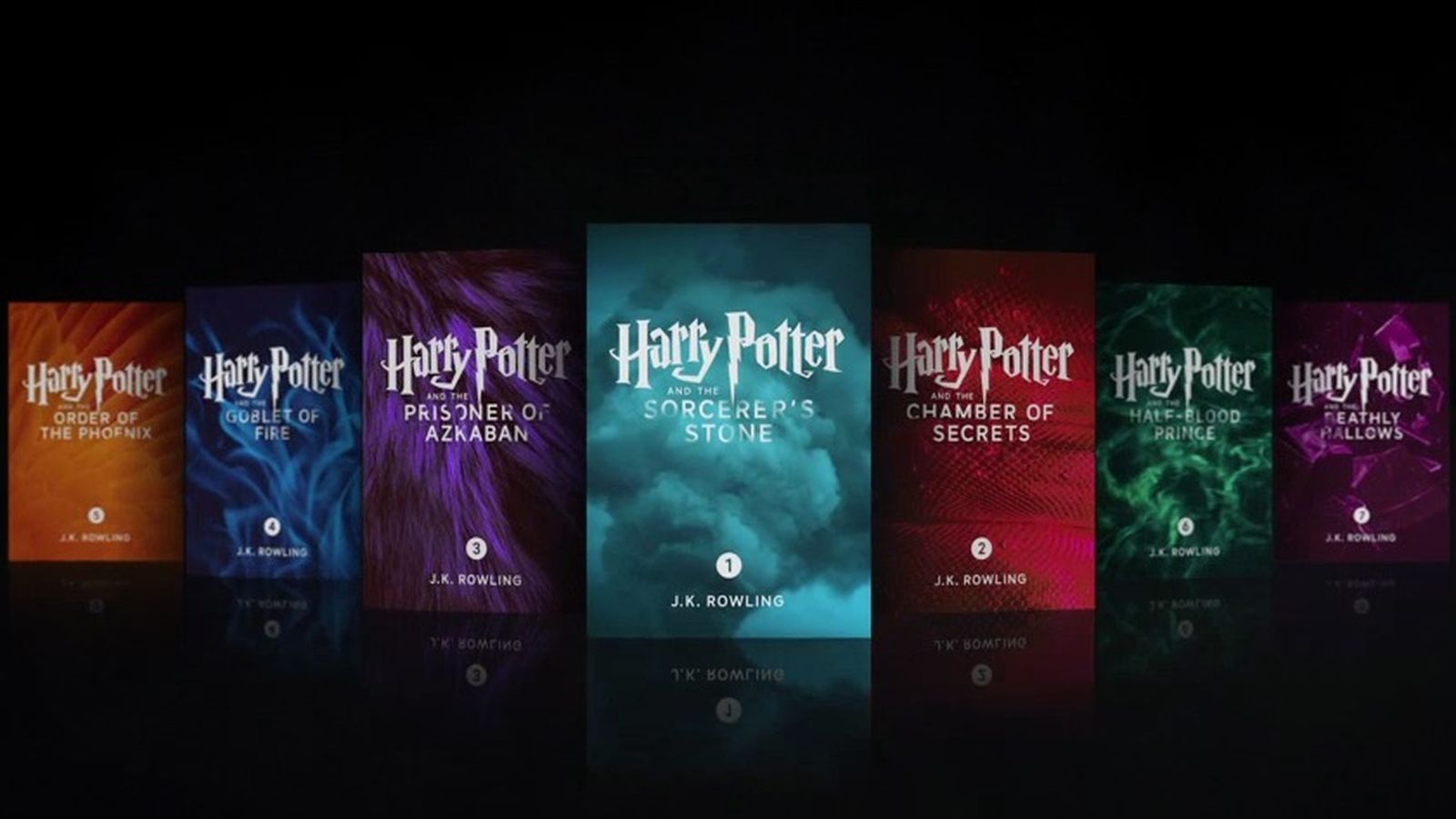 Harry Potter enhanced edition iBooks by J.K. Rowling.