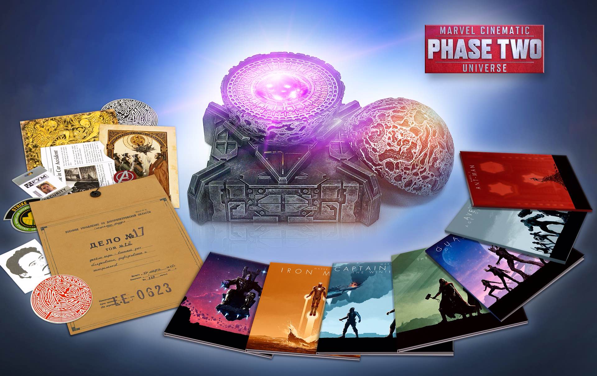 The Avengers: Phase One 10-Disc Blu-ray Collection Contents & Art