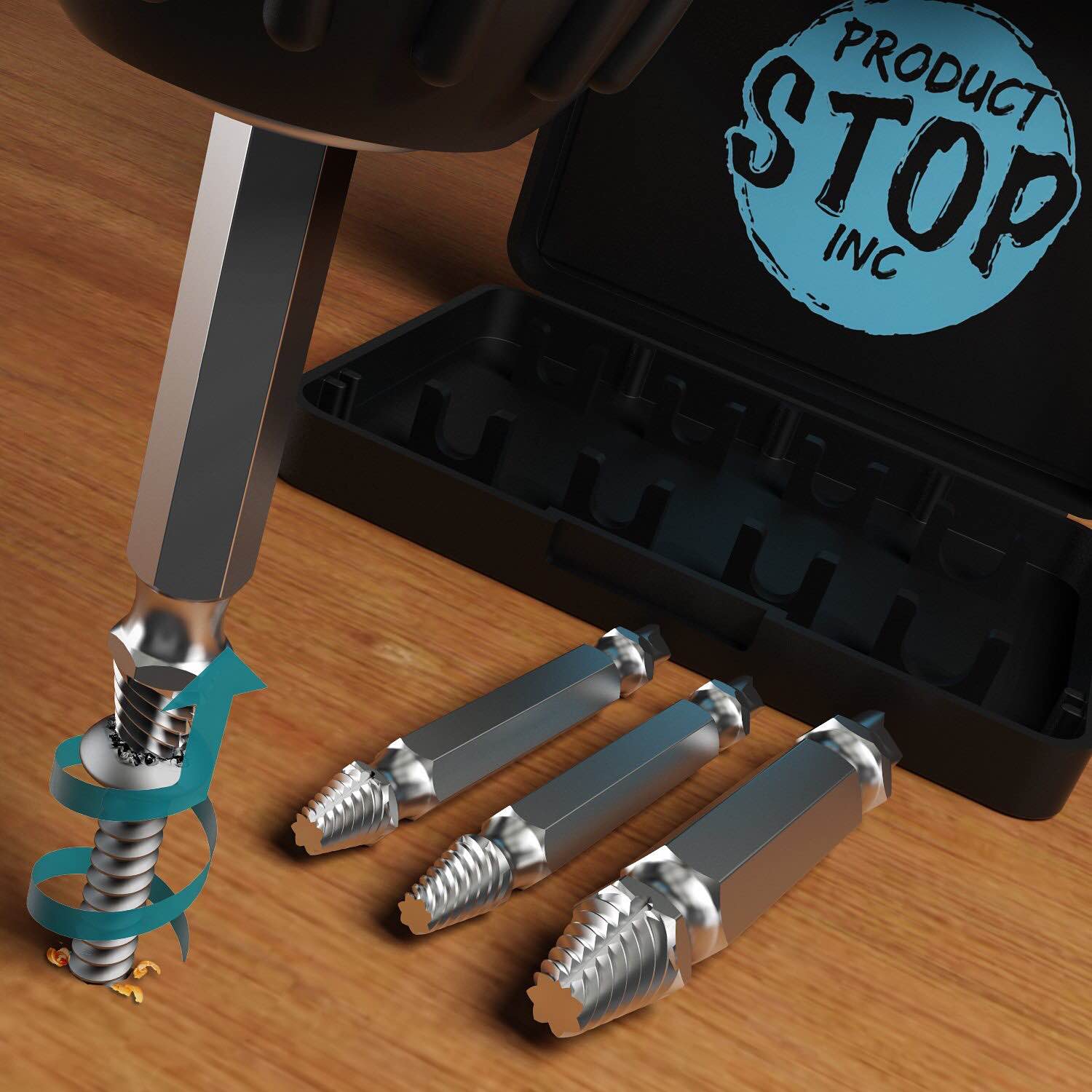 4 Piece Screw Extractor Set, Buy Now