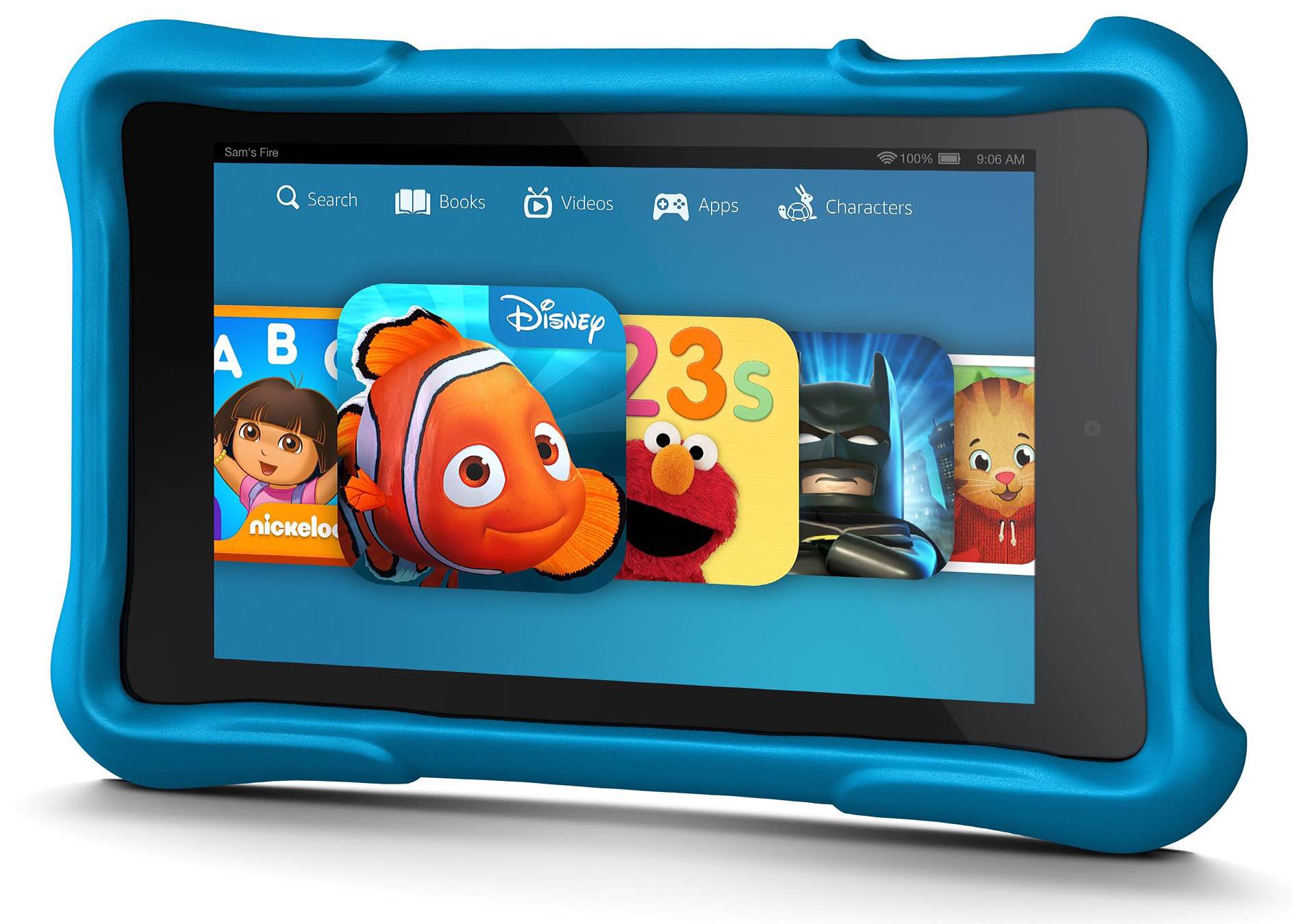 Amazon's kids edition Kindle Fire tablet. ($100 for 16GB version; comes in blue, green, and pink)