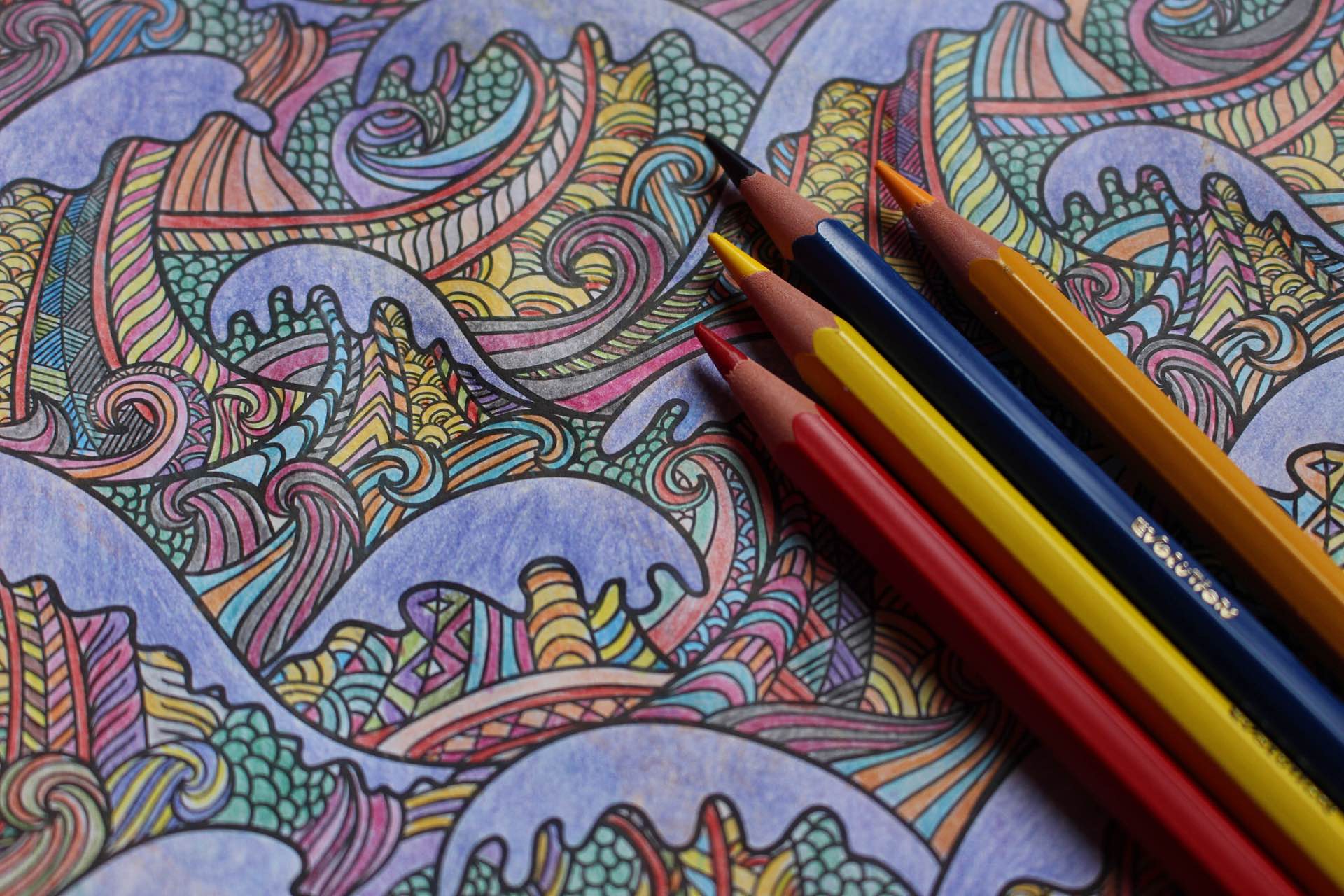 Coloring Book For Adults Titled 'Doodle Invasion' by Kerby Rosanes