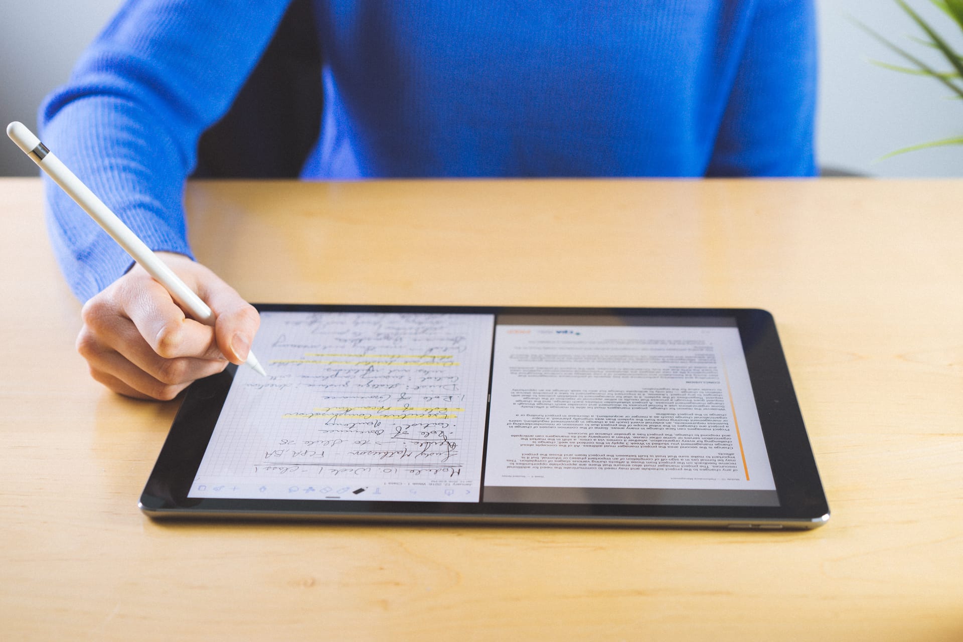 Apple Pencil and Smart Keyboard