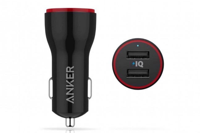 Anker's Powerdrive 2 dual-USB car charger. ($9)