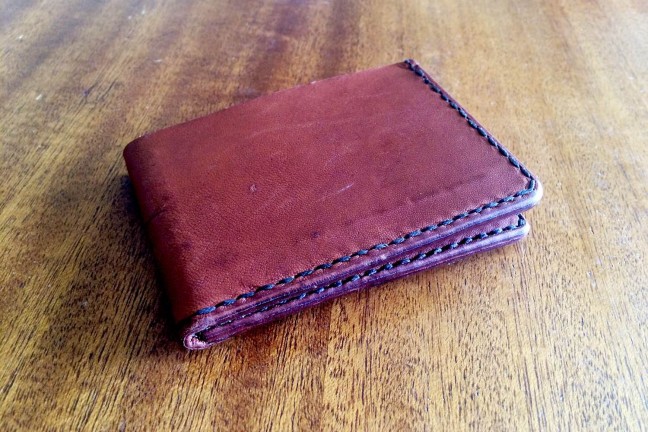 Kangaroo leather wallets by Rose Leather Crafting. (Prices vary)