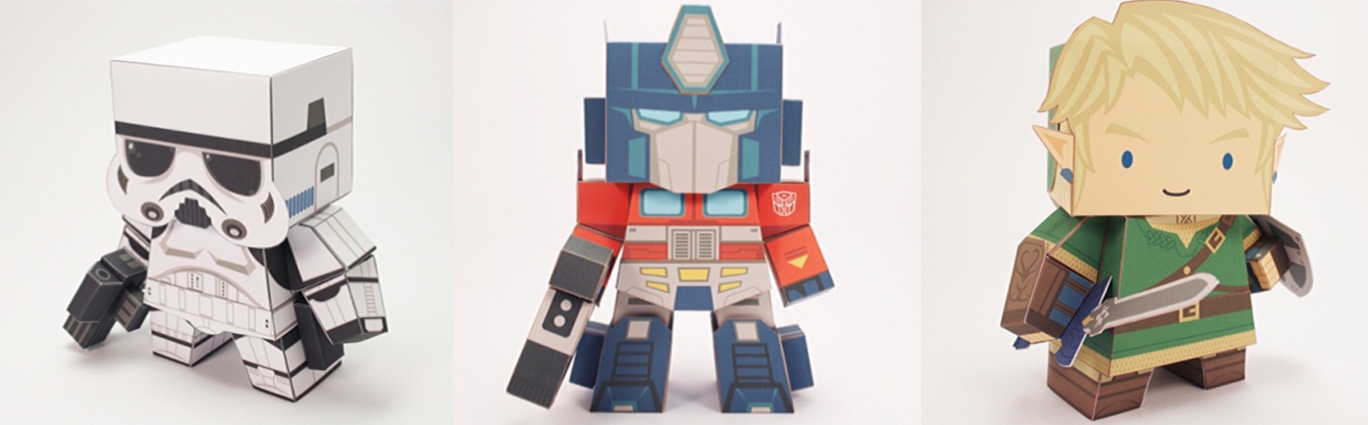 Action figure sale papercraft