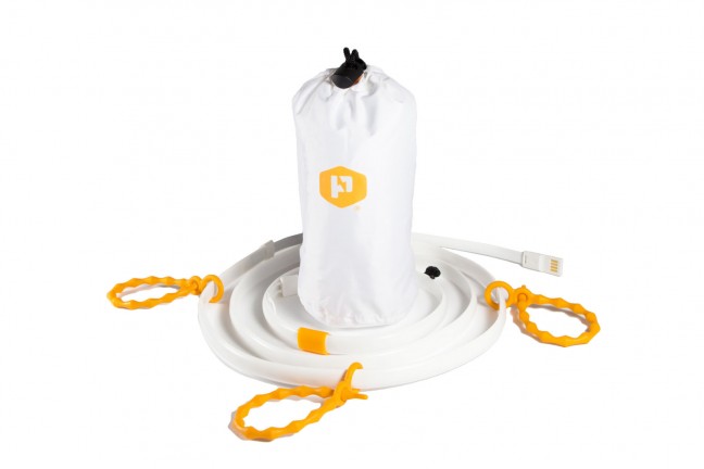 Luminoodle rope light + lantern. ($20 for 5-foot, $30 for 10-foot)
