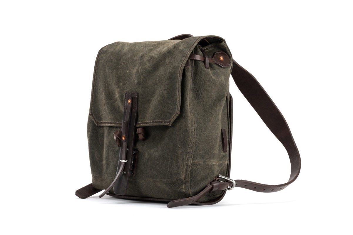 Saddleback Leather's Simple Canvas Pack. ($327 for small, $367 for medium)