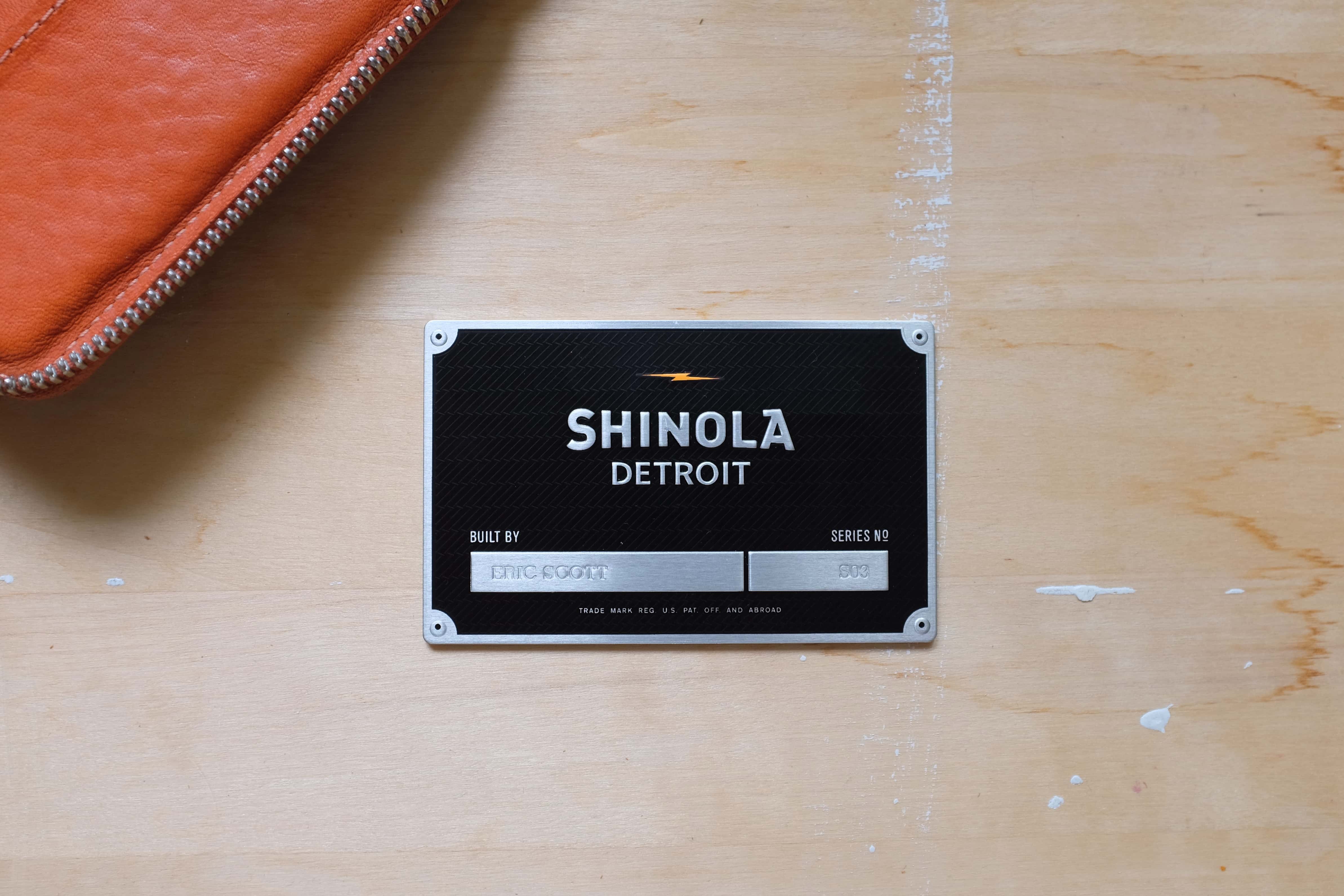 Shinola Zip Wallet