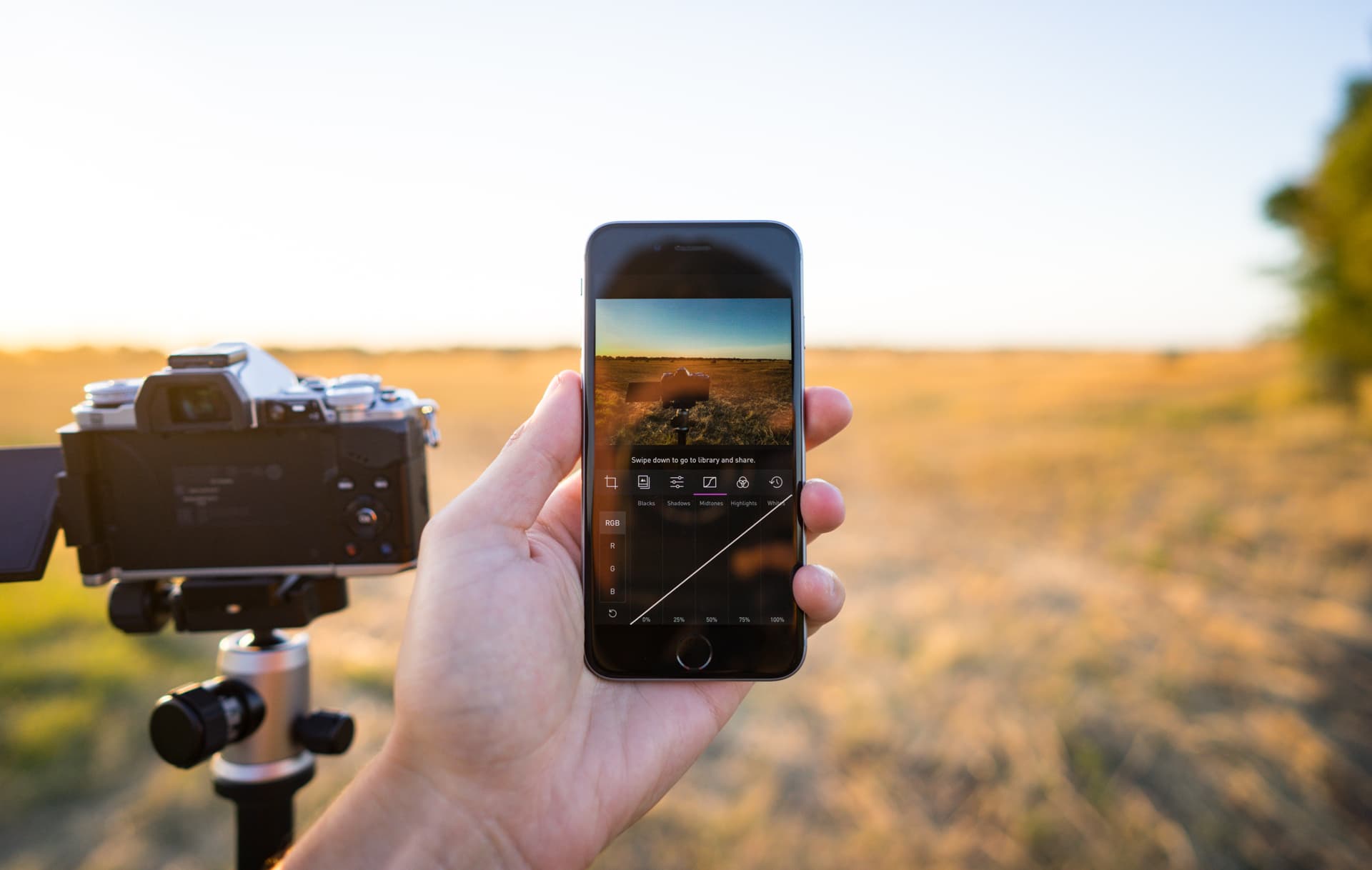 Darkroom for iPhone. (Free, with a range of in-app purchases [$2–$6] to unlock more filters and editing tools)