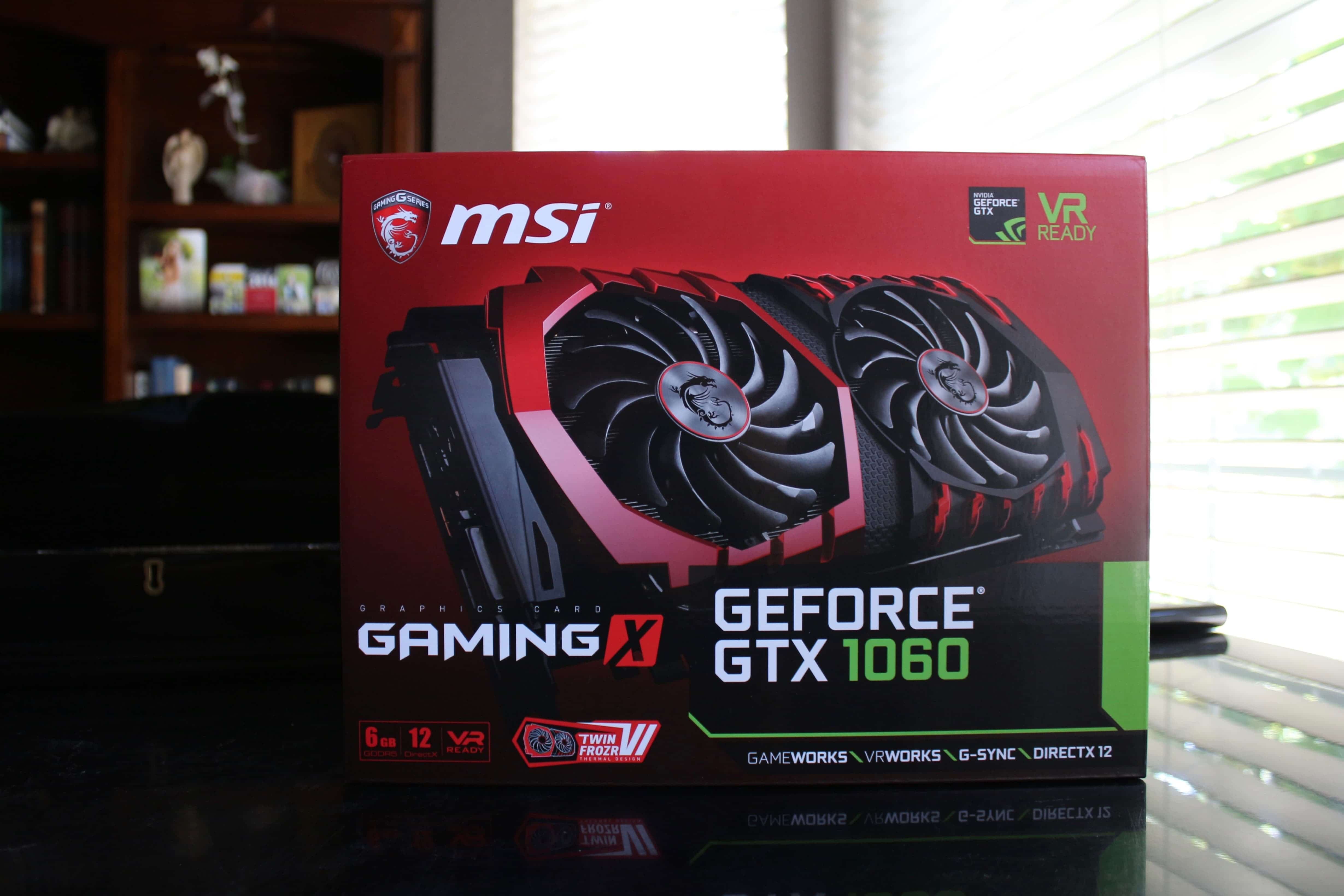 Review of the MSI GTX 1060 Gaming X Graphics Card — Tools and Toys