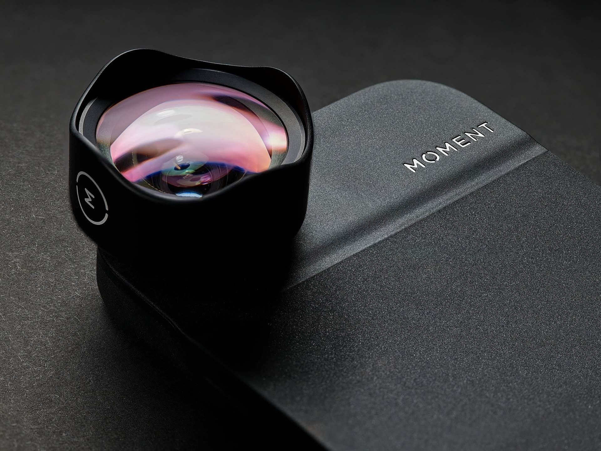 Moment lens-mounting system for iPhone. ($100 per lens, each of which includes a mounting plate)