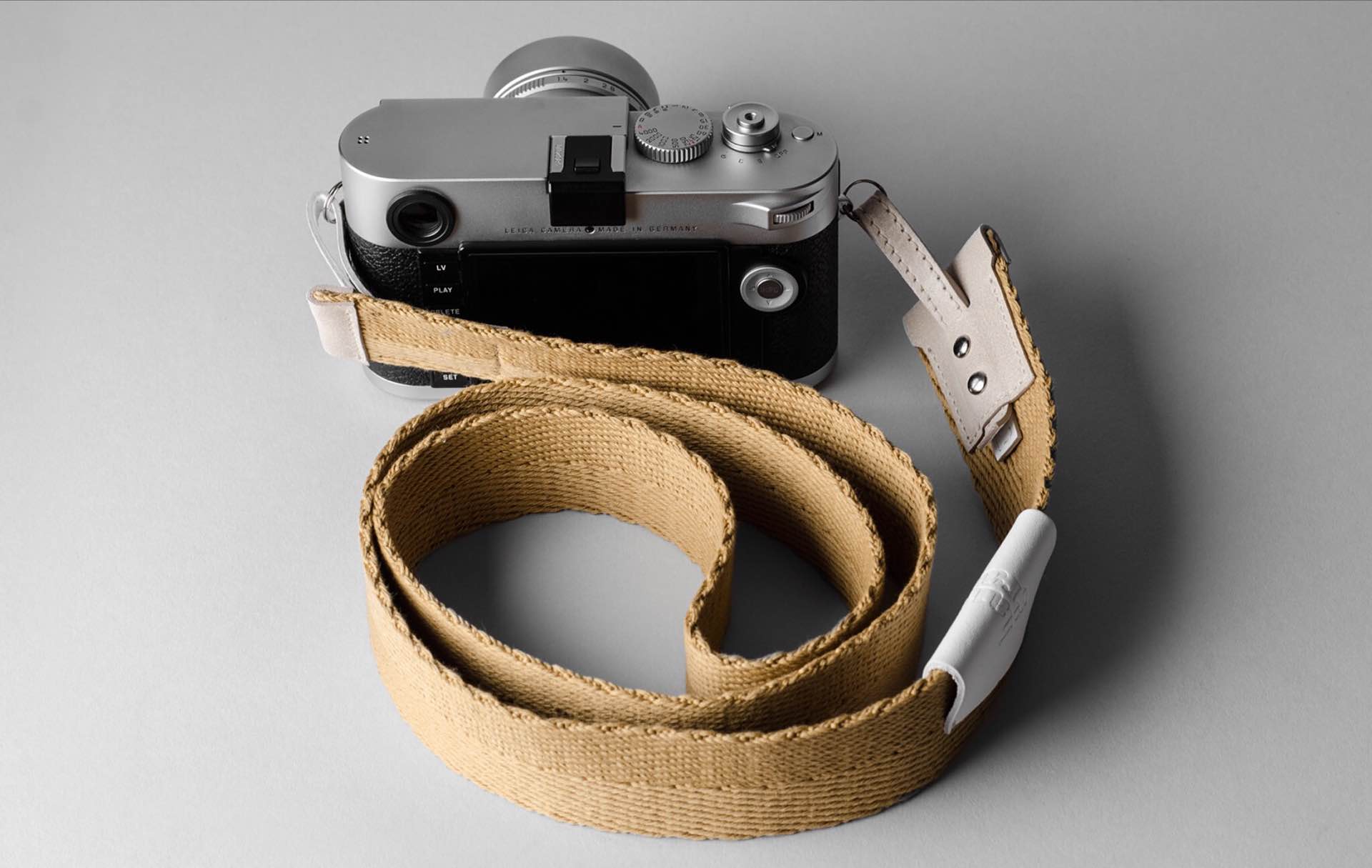 Hard Graft's "Blend" camera strap. ($135)