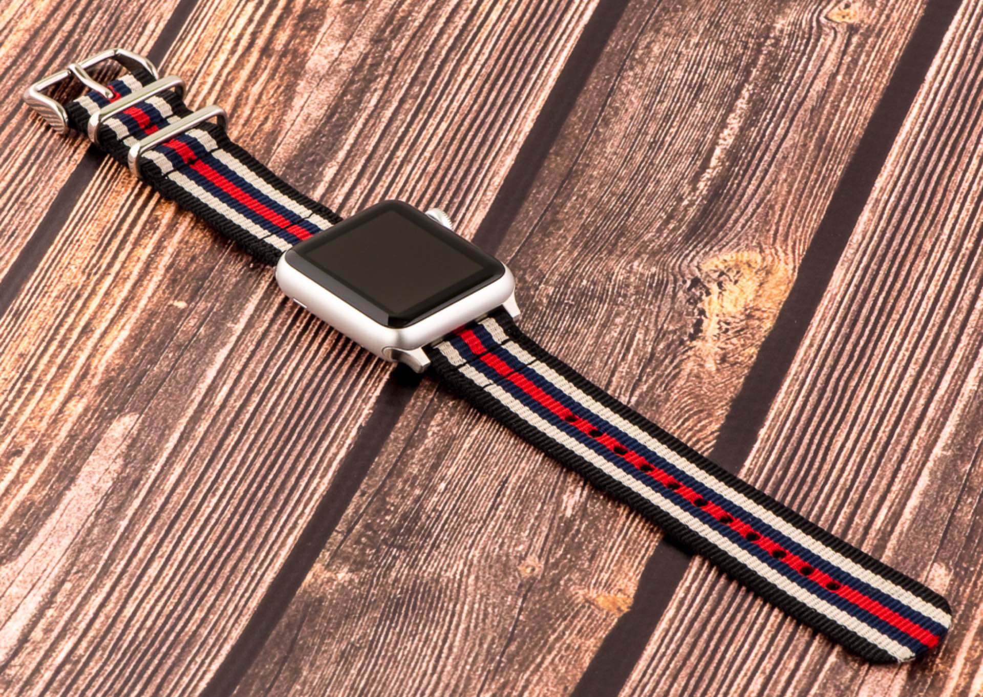 Clockwork Synergy's "Classic" NATO and "Heavy" NATO straps for Apple Watch. ($25 and $30, respectively)