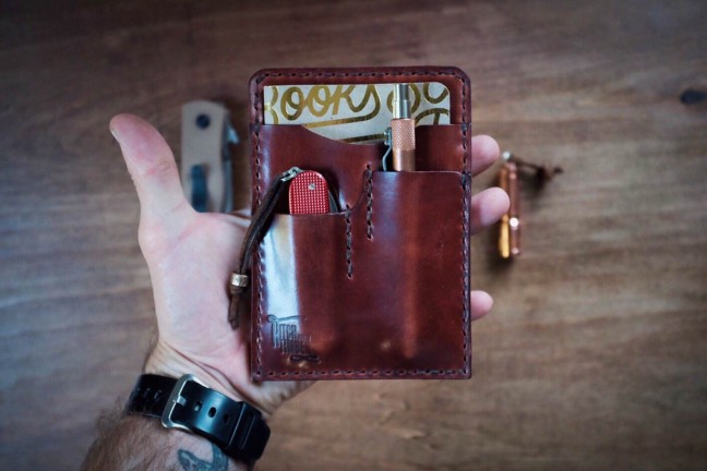 Hitch and Timber's Notebook Caddy wallet. ($76–$86)