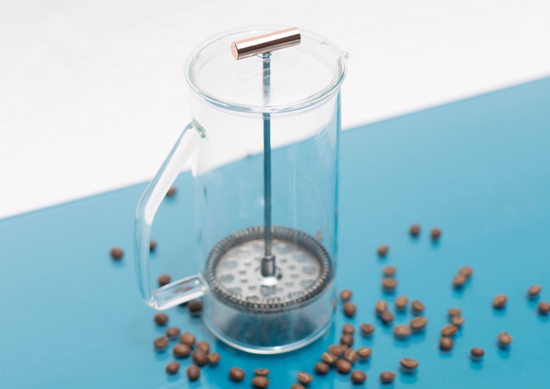 Yield Design's borosilicate glass French press. ($85)