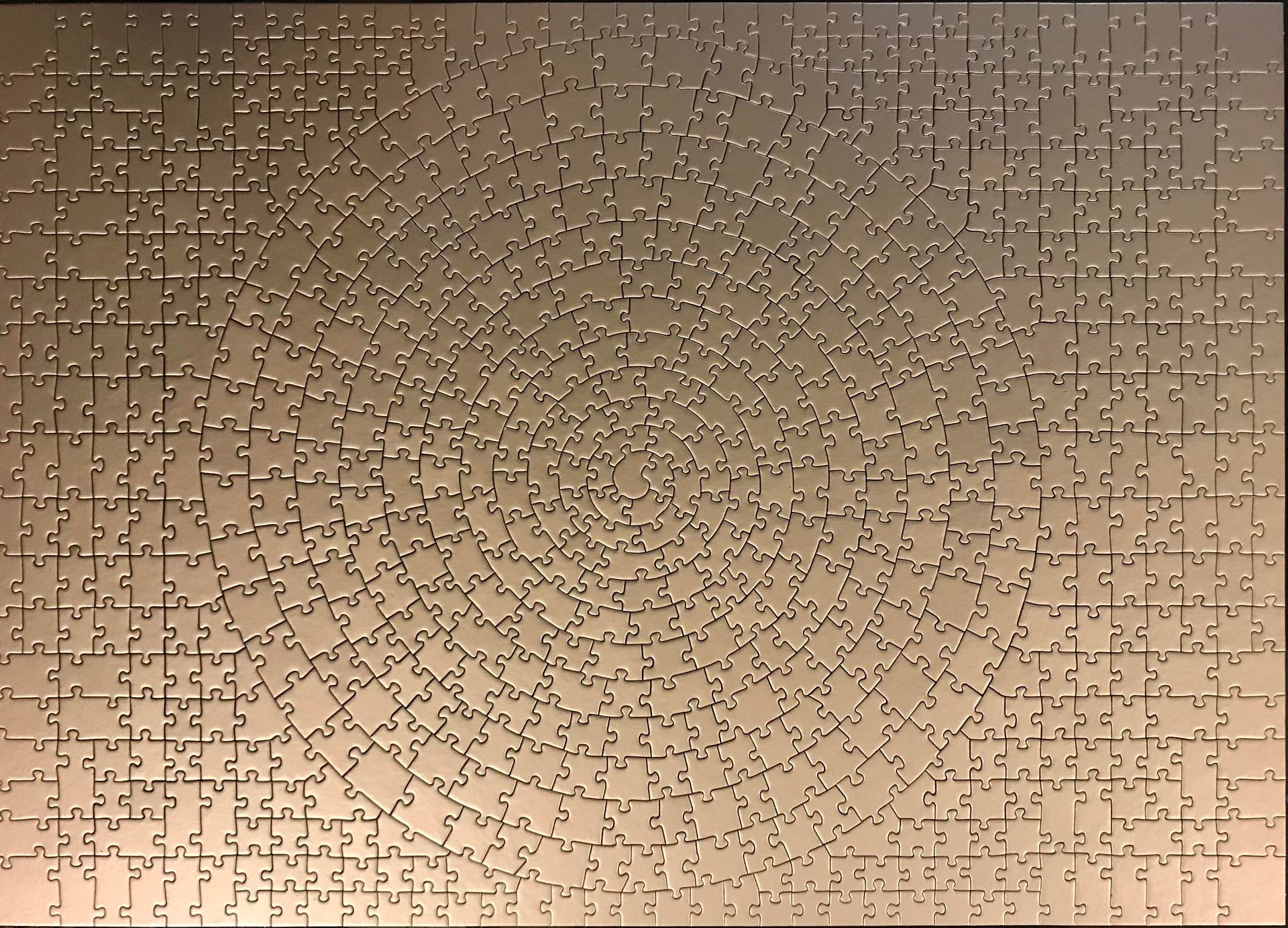 Ravensburger's “Krypt” puzzle ($) is not for the faint of heart.Photo credit: [u/bruckization](https://www.reddit.com/r/oddlysatisfying/comments/6ol9x9/finished_puzzle/) (Reddit)