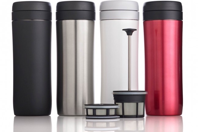 Espro's Coffee Travel Press. ($27–$33, depending on color)