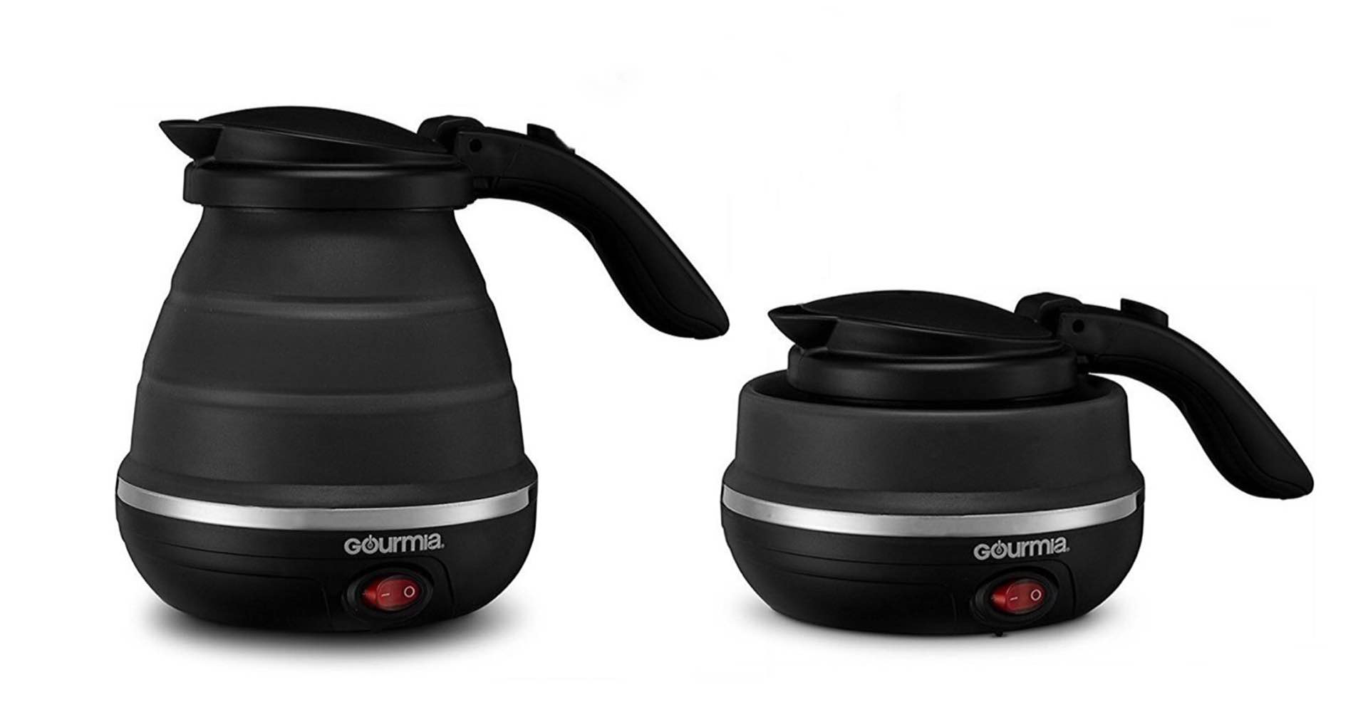 Gourmia foldable travel kettle. ($28 for black, $25 for white)