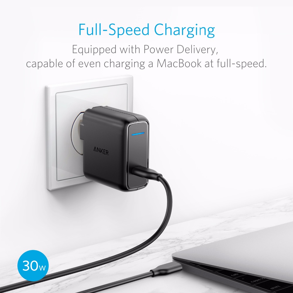 Anker-USB-Type-C-with-Power-Delivery-30W-USB-Wall-Charger-PowerPort-Speed-1-for-Nexus