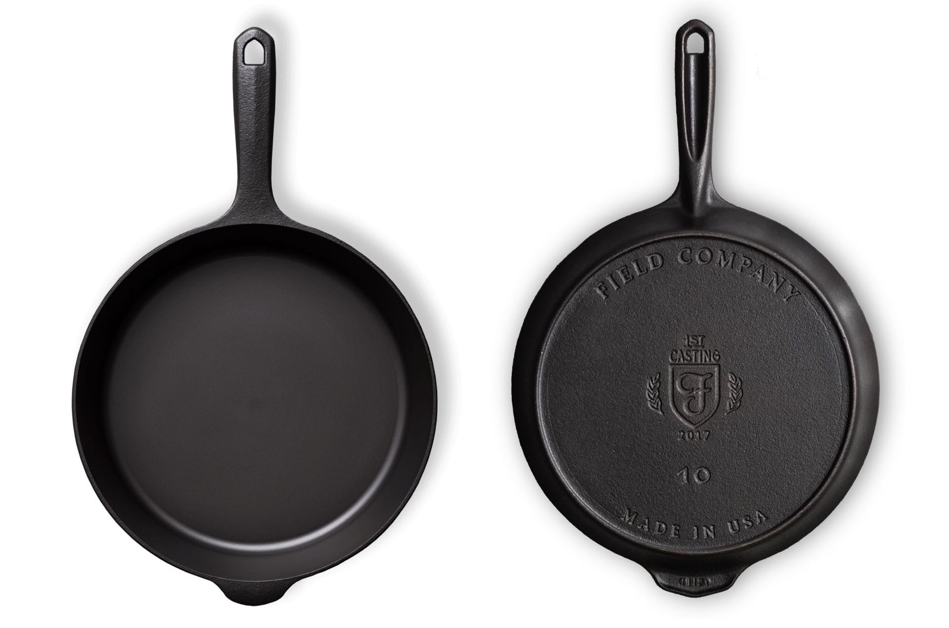 Field Company cast iron skillet. ($125 for № 8 size, $160 for № 10 size)