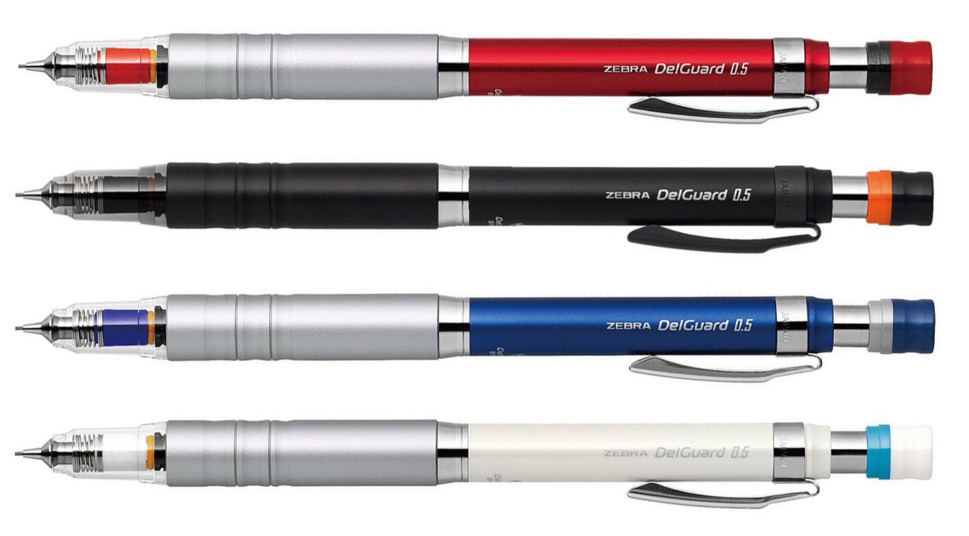 Zebra's DelGuard Type-Lx mechanical pencils. ($9 a pop)