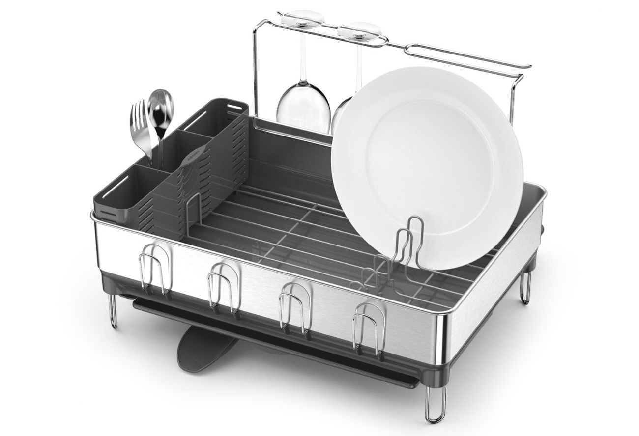 simplehuman-steel-frame-dish-rack