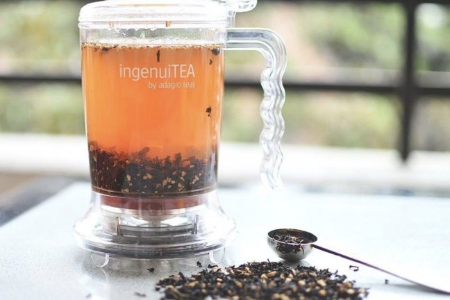 The IngenuiTEA bottom-dispensing teapot. ($20)