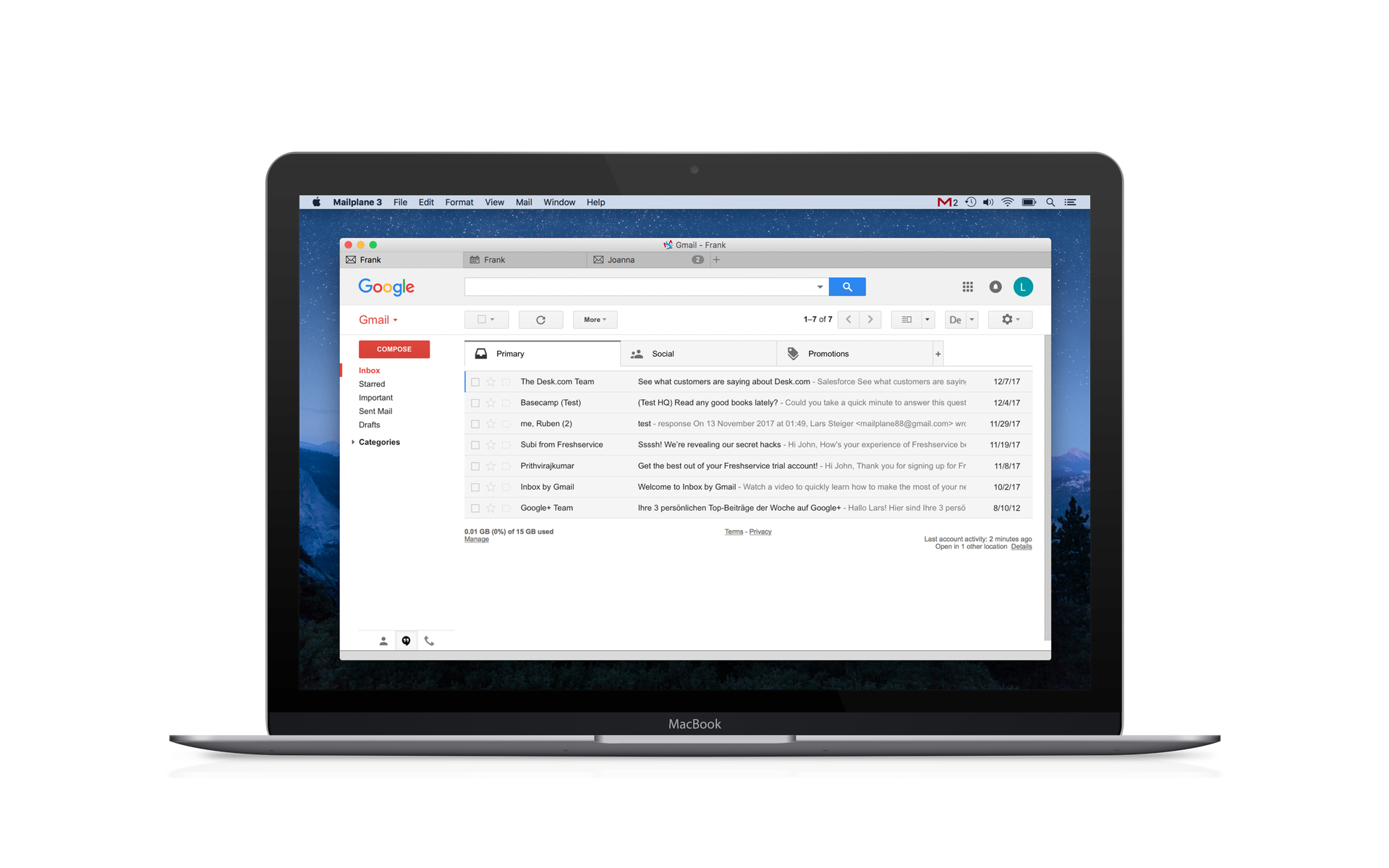 why no gmail app for mac